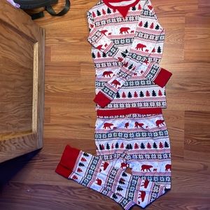 Girls matching pajama set size twelve